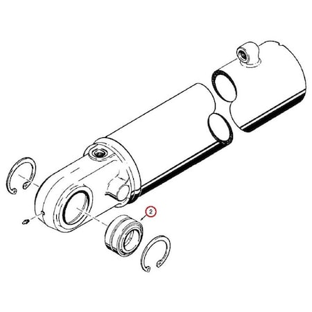 Aic Replacement Parts Bushing, Self Aligning - Fits Case 1150B, 1150C, 1150D, 1150E D23601-PVE